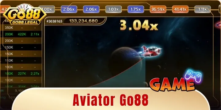 Aviator Go88 – Phiên cược phi cơ đỉnh cao bứt phá mọi giới hạn