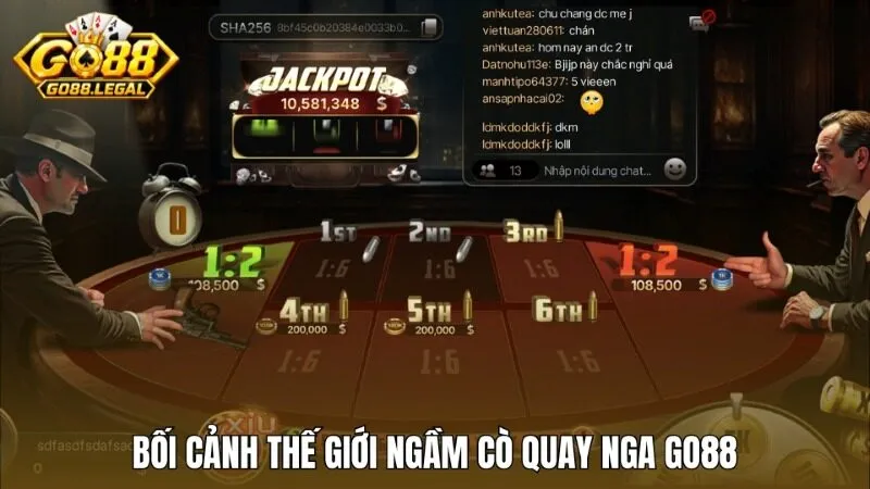 Bối cảnh thế giới ngầm của Cò quay Nga Go88