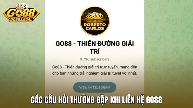 Hỏi đáp nhanh các thắc mắc thường gặp khi liên hệ Go88
