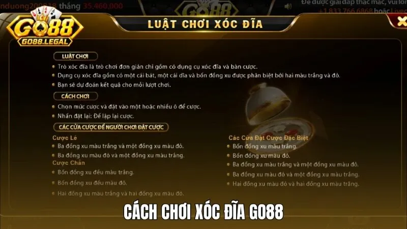 Cách chơi Xóc Đĩa Go88 một cách chi tiết nhất