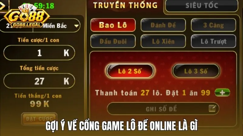 Gợi ý địa chỉ cổng game chơi lô đề online uy tín