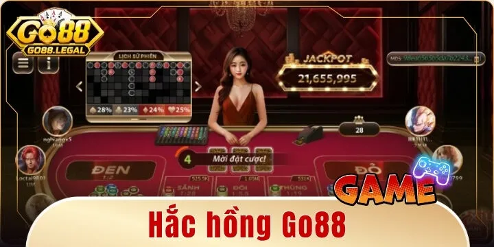 Hắc hồng Go88 – Đấu trường đỏ đen kịch tính, săn jackpot khủng