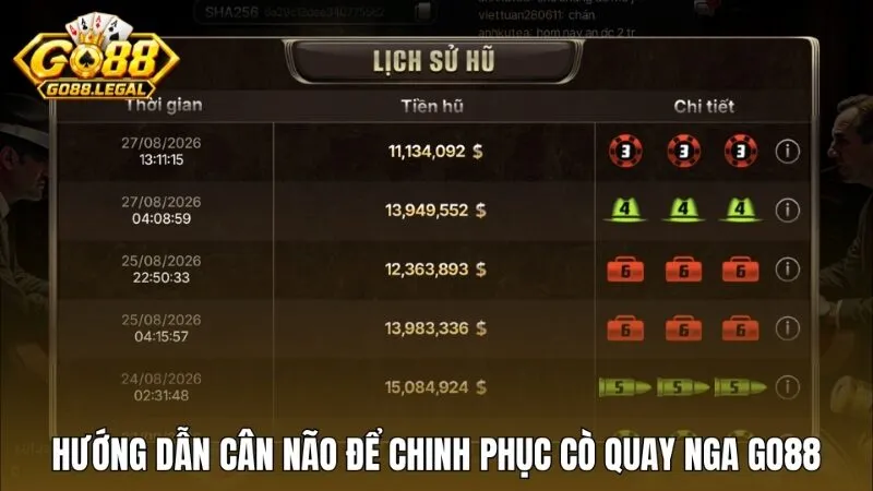 Chiến thuật cân não chinh phục Cò quay Nga Go88