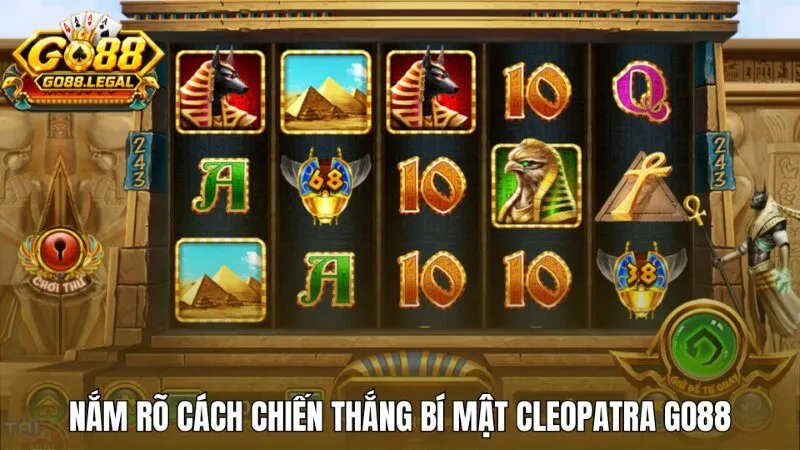 Chi tiết biểu tượng và bảng thưởng của Bí mật Cleopatra Go88