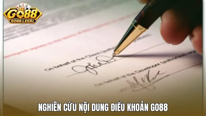 Nghiên cứu các nội dung về điều khoản của Go88