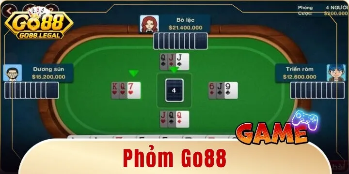 Phỏm Go88 – Quy tắc chơi bài và cách tính điểm ăn chốt