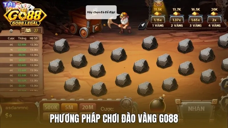 Phương pháp kiểm soát rủi ro khi đi Đào vàng Go88